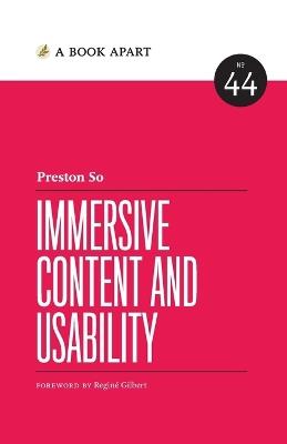 Immersive Content and Usability - Preston So - cover