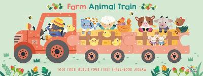 Animal Train - Farm - Little Genius Books - cover