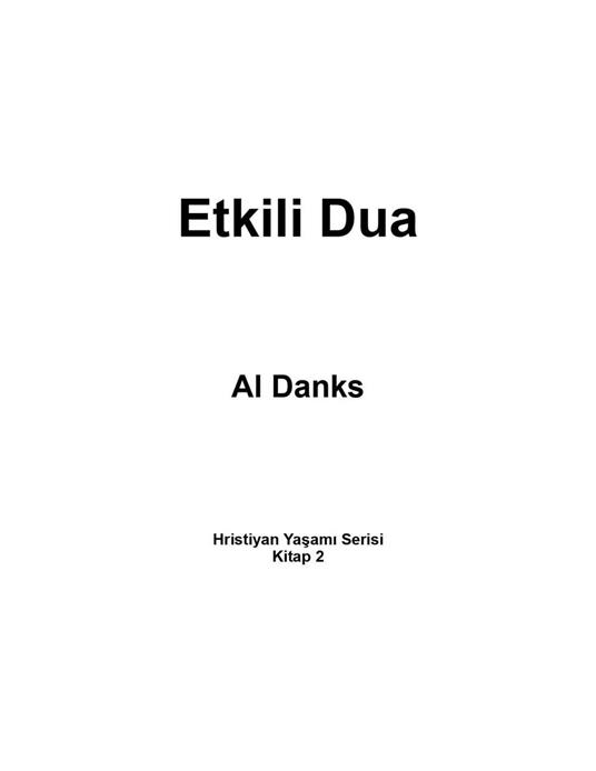 Etkili Dua