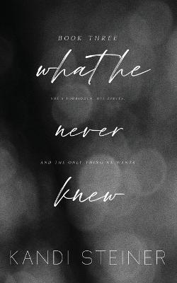 What He Never Knew: Special Edition - Kandi Steiner - cover