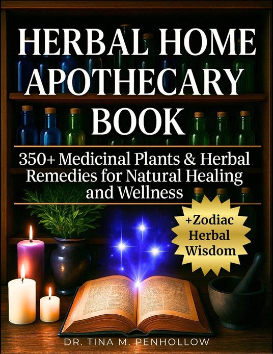 Herbal Home Apothecary Book: 350+ Medicinal Plants and Herbal Remedies for Natural Healing and Wellness