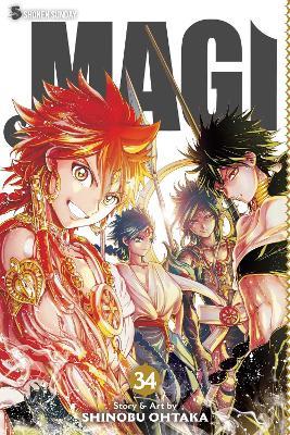 Magi: The Labyrinth of Magic, Vol. 34 - Shinobu Ohtaka - cover