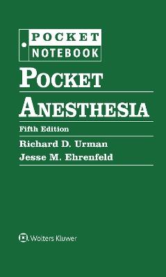Pocket Anesthesia - RICHARD URMAN,JESSE EHRENFELD - cover