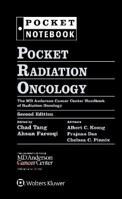 Pocket Radiation Oncology - CHAD TANG,AHSAN FAROOQI - cover