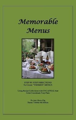Memorable Menus: Step by Step Directions to Create "Themed" Menus - Elaine McMillen - cover