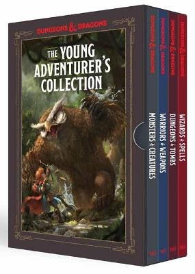 The Young Adventurer’s Collection: Monsters and Creatures, Warriors and Weapons, Dungeons and Tombs, Wizards and Spells - Jim Zub - cover