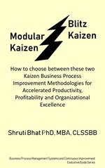 Modular Kaizen Vs Kaizen Blitz: How to Choose Between These Two Kaizen Business Process Improvement Methodologies for Accelerated Productivity, Profitability and Organizational Excellence