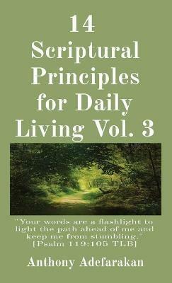 14 Scriptural Principles for Daily Living Vol. 3: Your words are a flashlight to light the path ahead of me and keep me from stumbling. [Psalm 119:105 TLB] - Anthony Adefarakan - cover