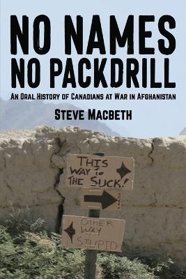 No Names No Packdrill - Steve Macbeth - cover