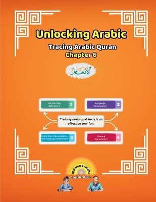 Unlocking Arabic: Tracing Arabic Quran Chapter 6 - Canada Universal School - cover
