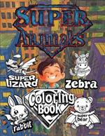 Super Animals Coloring Book