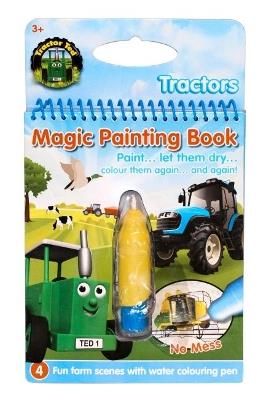 Tractor Ted  Magic Painting Book  - Tractors: Mess Free Reusable painting book with fantastic tractors - Alexandra Heard - cover