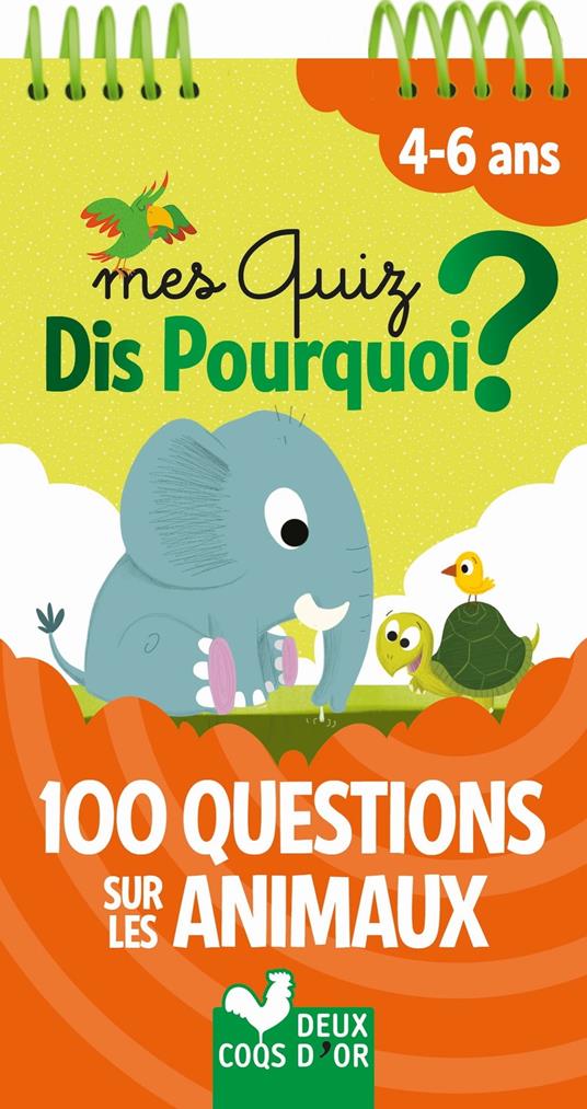 Mes quiz Dis Pourquoi ? 100 questions sur les animaux - Mathilde Paris - ebook