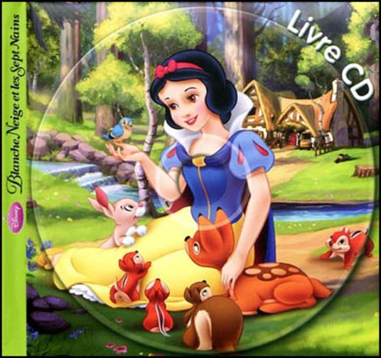 Blanche-Neige, Livre-CD Nouvelle Formule - Walt Disney - cover