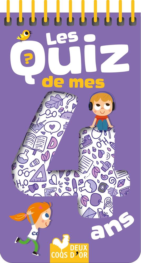 Les quiz de mes 4 ans - Collectif - ebook