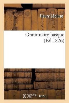 Grammaire Basque - Fleury Lécluse - cover