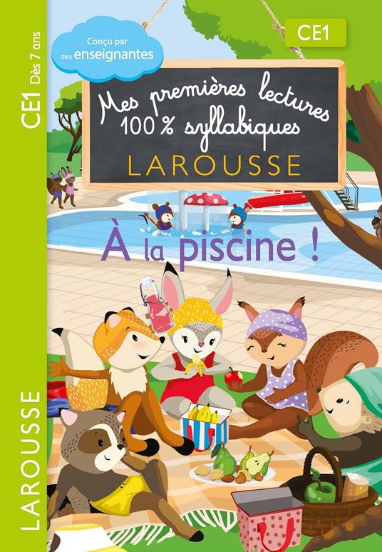 Premières lectures syllabiques CE1 - A la piscine - Hélène Heffner,Giulia Levallois,Cécilia Stenmark - ebook