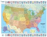 U.S.A. Politica 1:3.850.000. Carta plastificata