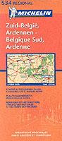 Belgique sud, Ardenne-Zuid-België, Ardennen 1:200.000