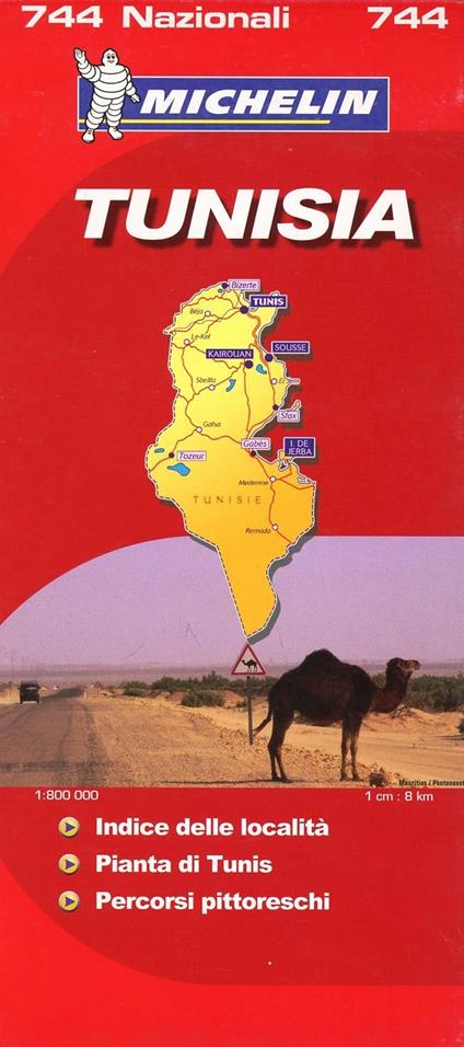 Tunisia 1:800.000 - copertina