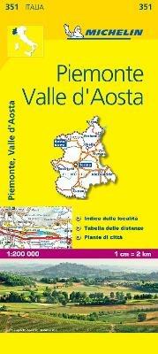 Piemonte e Valle d'Aosta 1:200.000 - copertina