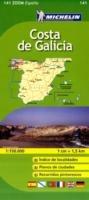 Costa de Galicia 1:150.000. Ediz. multilingue - copertina