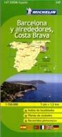 Barcellona-Costa Brava 1:150.000. Ediz. multilingue - copertina