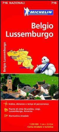 Belgio, Lussemburgo 1:350.000 - copertina
