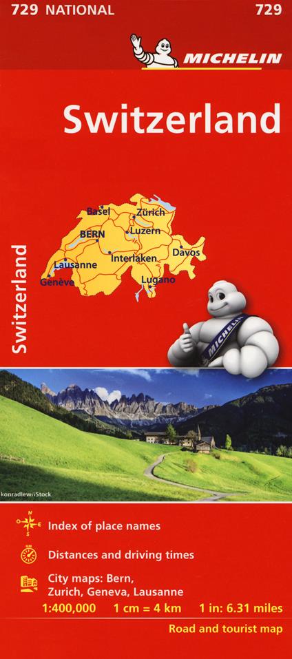 Suisse-Switzerland 1:400.000 - copertina