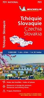 Carte Tchéquie, Slovaquie/Czechia 1:600.000