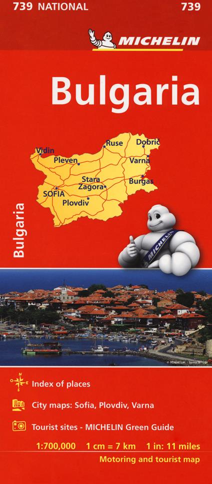 Bulgaria 1:700.000 - copertina