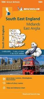 South East England, Midlands, East Anglia 1:400.000