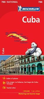 Cuba - Michelin National Map 786: Map
