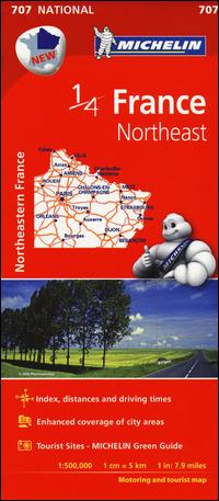 France. Northeast. 1:500.000 - copertina