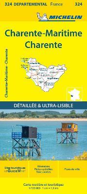 Charente-Maritime Charente - Michelin Local Map 324: Map - Michelin - cover