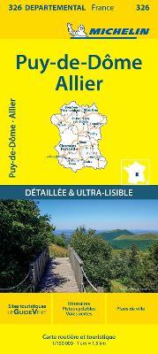 Puy-de-Dôme Allier - Michelin Local Map 326: Map - Michelin - cover