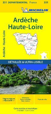 Ardeche, Haute-Loire - Michelin Local Map 331 - Michelin - cover