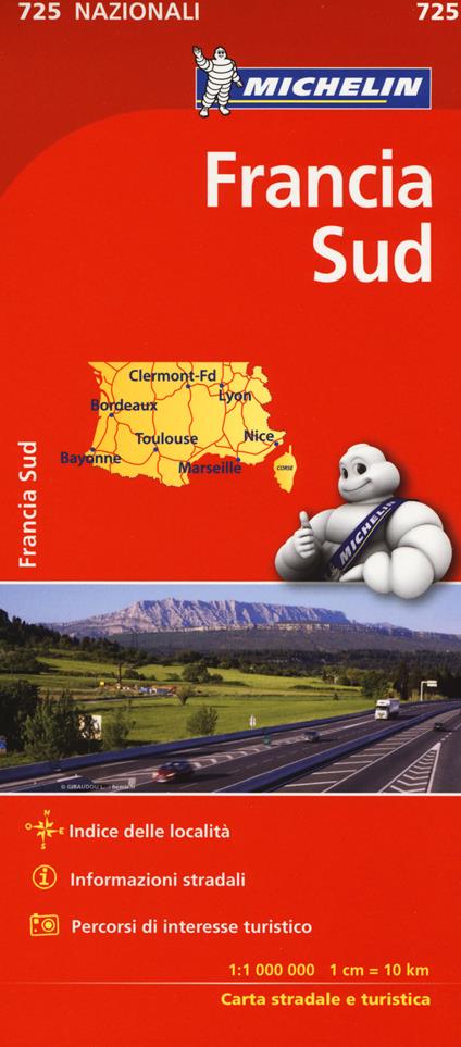 Francia del sud 1:1.000.000 - copertina