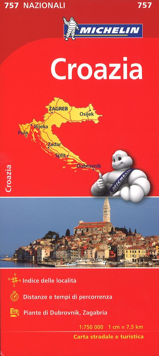 Croazia 1:750.000 - copertina
