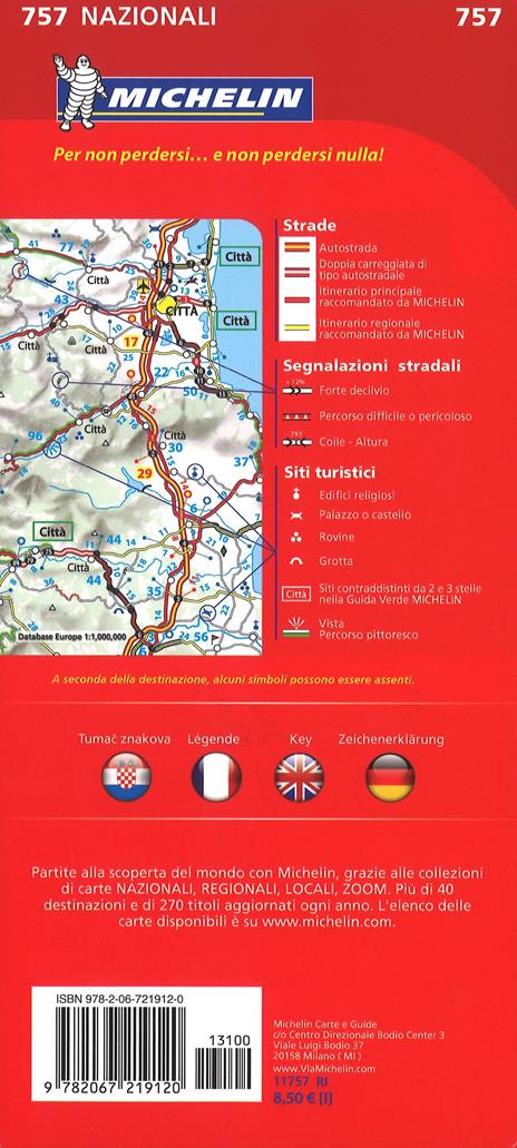 Croazia 1:750.000 - 2