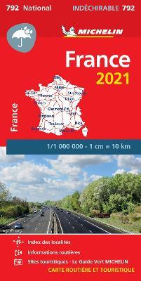 France 1:1.000.000 2021. Carta plastificata - copertina