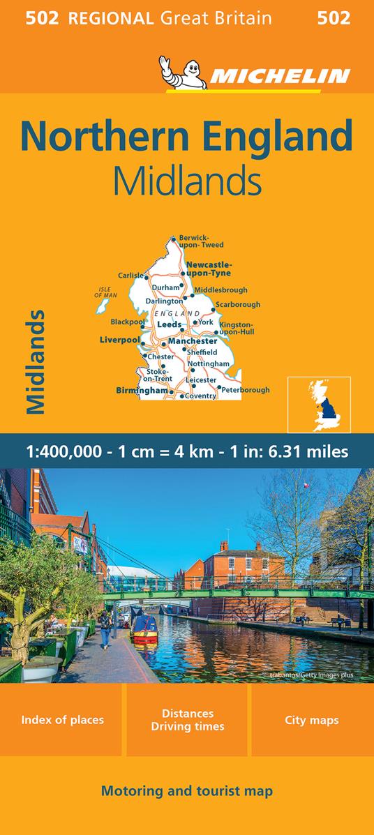 Northern England, Midlands 1:400.000 - copertina