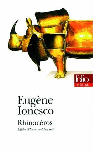 Rhinoceros - Eugene Ionesco - cover