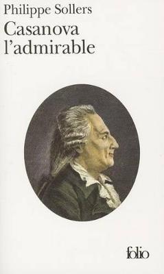 Casanova L Admirable - Philipp Sollers - cover