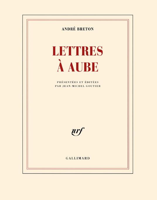 Lettres à Aube