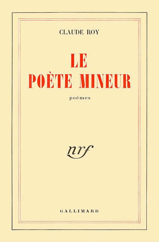 Le Poète mineur