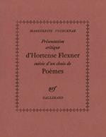 Présentation critique d'Hortense Flexner / Choix de poèmes