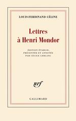 Lettres à Henri Mondor