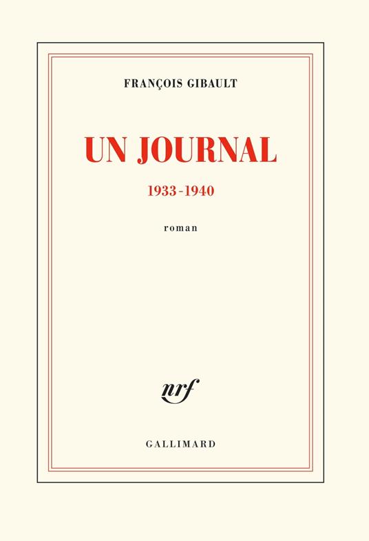 Un journal (1933-1940)
