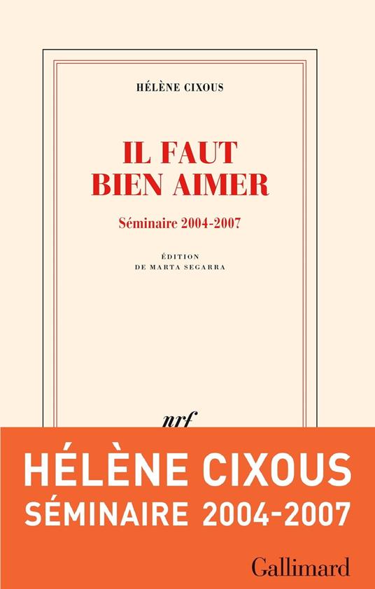 Il faut bien aimer. Séminaire 2004-2007